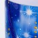 Gift box, blue balls tube 99x340mm