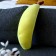 Soft toy-pile "Bunny-Banan", 65 cm, yellow color