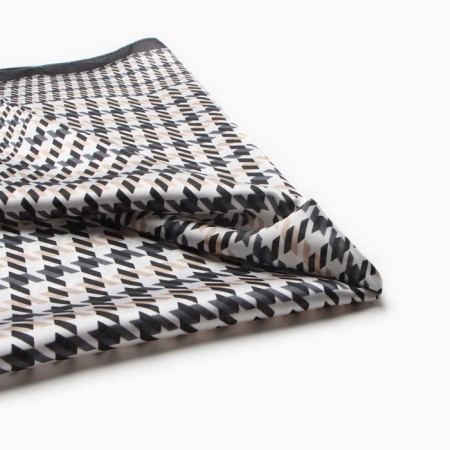 Women's scarf minku 70*70 cm, black-1