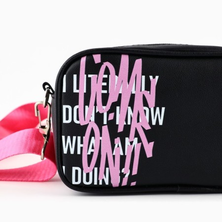 Children's bag Come on, artificial leather, black, 18x6x11 cm-4