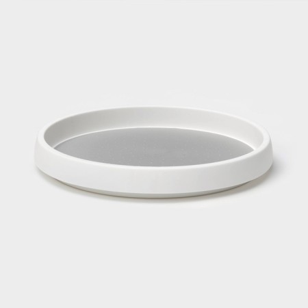 Round rotating Griten, d = 25 cm, white color-1