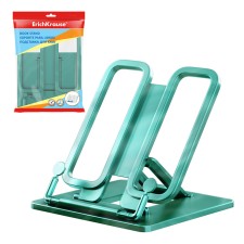 Book stand plastic, Erichkrause, Base, Ice Metallic, turquoise