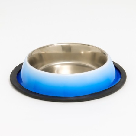 A bowl with a non -slip base "amber", 235 ml, blue