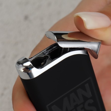 Gas lighter "Man Rules", mix, 6.7 x 3.3 cm.-6