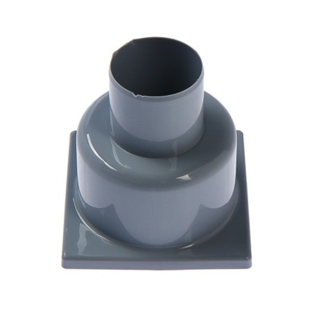 Gag "Ani Plast" TQ5202, D = 50 mm, vertical, stainless steel grill, 100x100 mm, dry shutter-1