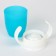 Drunker - children's training “360”, 240 ml., With handles, turquoise color