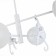 Ceiling EVOLUCE lamp. Sle115102-04. Tenato. 4x60 watts, E14, 71x71x50 cm, white color