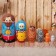 Nesting doll "Kolobok" 7 in 1, mix