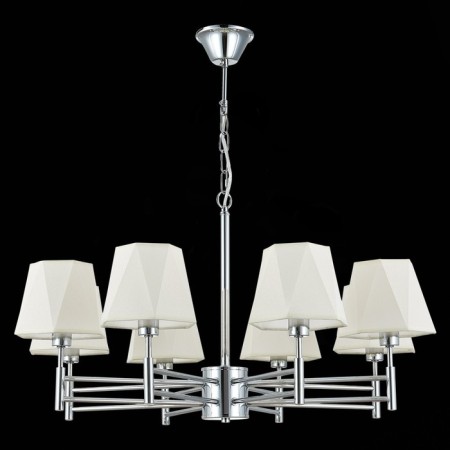Ceiling EVOLUCE lamp. Sle105403-08. Lagoro. 8x40 watts, E14, 72x72x40 cm, chromium color-3