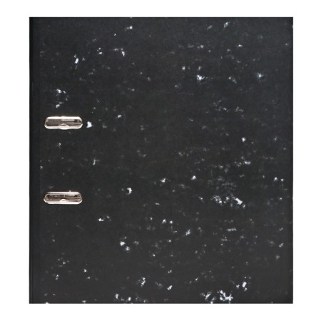 Folder - registrar 50 mm, A4, calligrata, economical marble, black, mix-3