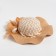 Women's hat, beige color, size 56-58