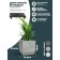 Kashpo for flowers and plants, light charcoal 30x30x30cm, 23l 10702058