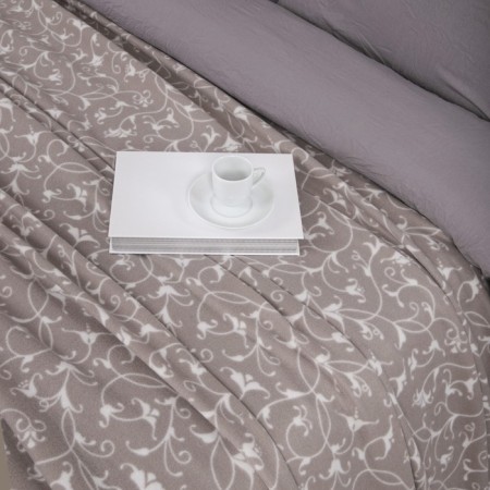 Fleet blanket "Vignetti gray", size 150x200 cm-2
