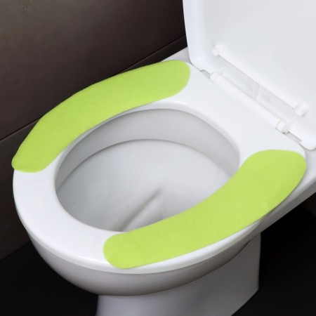 The sticker for the toilet is monophonic, 2 pcs (salad)-1