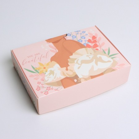 Gift folding box, packaging, Girl, 21 x 15 x 5 cm-2