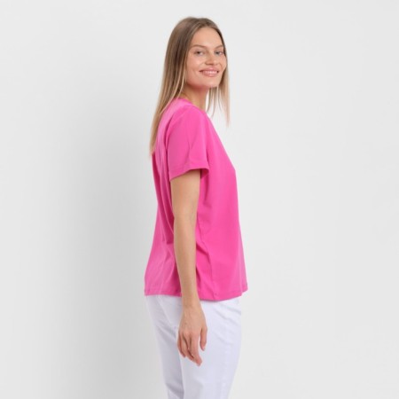 T-shirt female, pink color, size 44-46 (l)-3