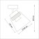 Over lamp, 24W LED, 4000K, 1800LM, Black Corps Color/Smoky Plaphon