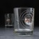 A glass "impenetrable", with a bullet, for whiskey, engraving, 250 ml