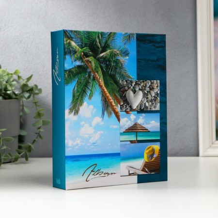 Photo album "Beach" in 72 photos, 36 sheets, 15x21 cm