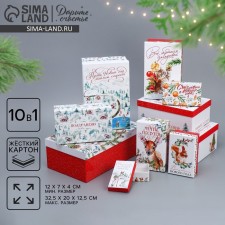 A set of gift boxes 10 in 1 