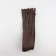 Lightning “Spiral”, No. 7, detachable, waterproof, automatic lock, 70 cm, brown color
