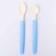 A set of children's spoons for feeding from 5 months, 2 pcs., Mix colors