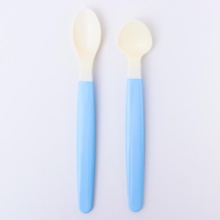 A set of children's spoons for feeding from 5 months, 2 pcs., Mix colors