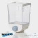 Container - a dispenser for storing bulk ricco, 11.8 × 9.5 × 19 cm, 1 l, white color