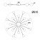 Ceiling lamp Starfall G4x3W