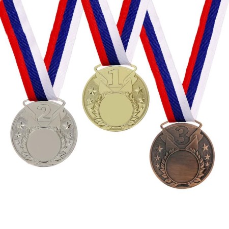 Medal for application, 1 place, gold, d = 5 cm-1