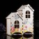 Tea house "Butterflies in the meadow", 20x17.4x8.6 cm