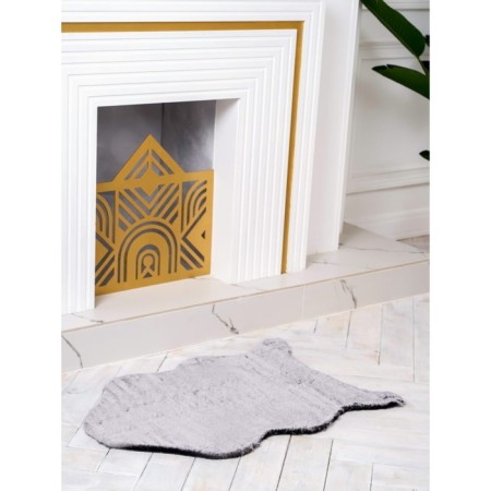 Carpet of artificial mex, size 70x105 cm, black color-1