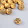 Beads for creativity plastic "Ethno. Flower pattern" set of 20 g 1.1x1.1x1.1 cm