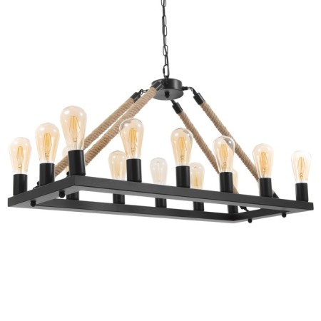 Herda chandelier 14he27 40w Black 85x35x40cm Bayerlux-1