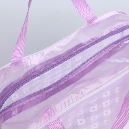Lightning cosmetic bag, purple color-2