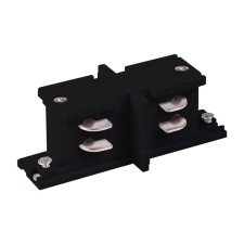Коннектор прямой внутренний для трёхфазного шинопровода Elektrostandard, 70х32х27 мм, цвет чёрный