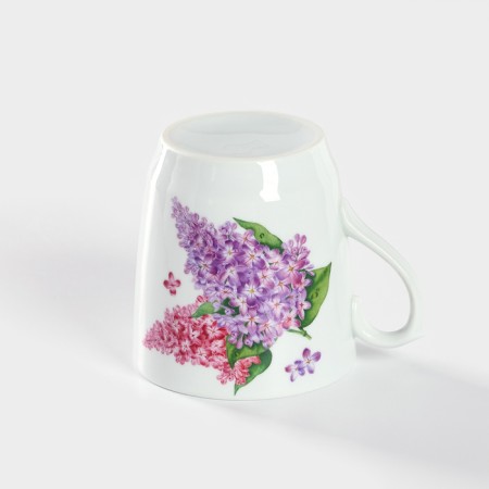 Porcelain mug "Lilac", 350 ml, d = 8.7 cm-2