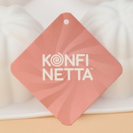 Form for mousse desserts and baking of the share "Flower", 30 × 17 × 5 cm, 6 cells (d = 7 cm), white color-7