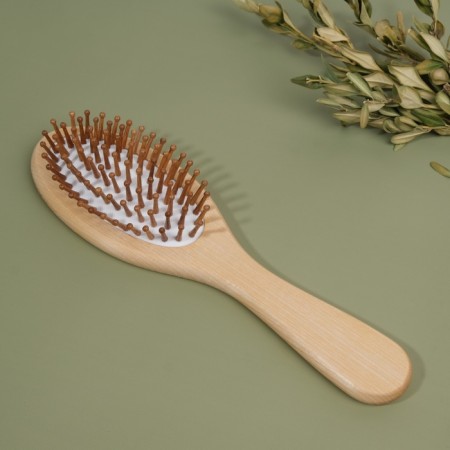 Massage comb, 22.5 × 7 cm, beige color-1