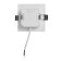 Luminous LED LED "downslate" 5W, 6500K, 475 lm, 220V, 90x25 mm, square 105329