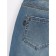 Women's jeans with a high landing CONTE ELEGANT SLIM, size L, color Washed Blue