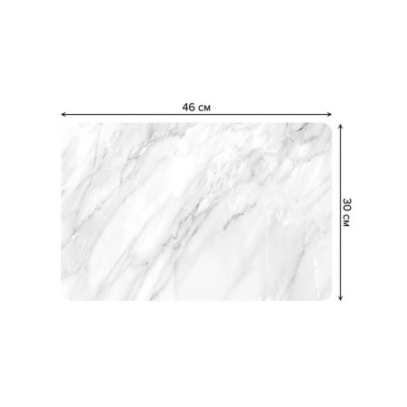 A set of napkins for setting the table "Marble veins", rectangular, rounded edges, size 30x46 cm, 4 pcs-2