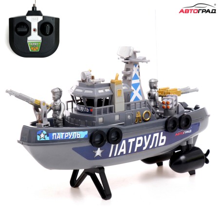Radio -controlled “Rescuers” boat, water patrol