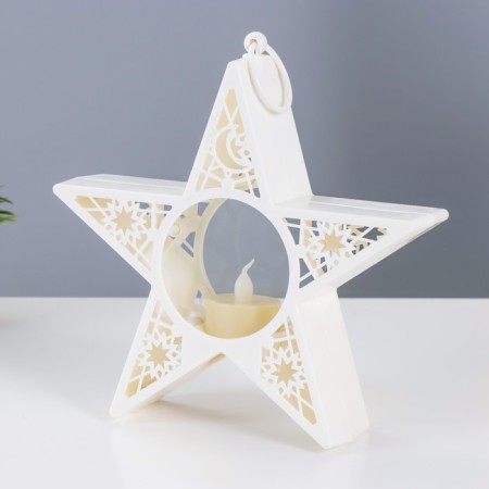 Star's nightlight LED from white batteries 5x19.5x18.5 cm Risalux