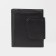 Male purse on the button, black color