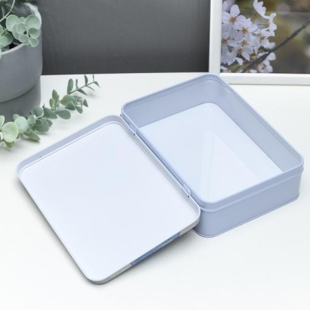 Rectangular Metal Casket "Old Uline" 5.5x13.8x19.4 cm-1