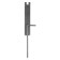 Stops for garage gates, vertical, 35x34x1.4 cm color mix