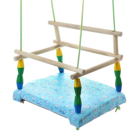 Children's swing, with a soft seat, mix-4