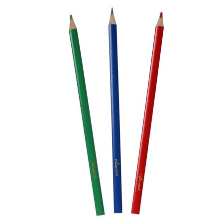 Pencils 18 flowers "princess", wooden building, triangular-1