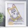 Photo frame plastic L-2 20x25 cm white (plastic screen)
